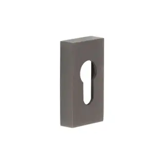 CRES404DB Frelan Hardware CRES (Rectangular) Euro Profile Escutcheon Dark Bronze (SS316)