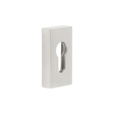 Click Here To Enlarge This Photo Of CRES404SSS Frelan Hardware CRES (Rectangular) Euro Profile Escutcheon Satin Stainless Steel (SS316)