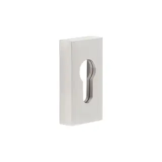 CRES404SSS Frelan Hardware CRES (Rectangular) Euro Profile Escutcheon Satin Stainless Steel (SS316)
