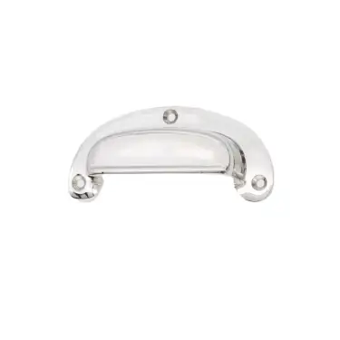 Click Here To Enlarge This Photo Of SB2348PN - Spira Brass Traditional Cup Pull - Polished Nickel