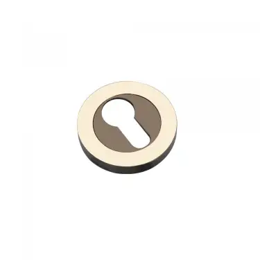 Click Here To Enlarge This Photo Of SB3104AB - Spira Brass Euro Profile Escutcheon - Aged Brass