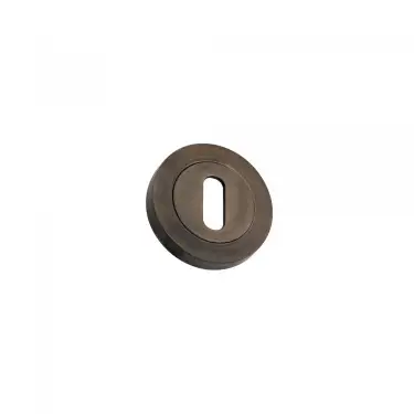 Click Here To Enlarge This Photo Of SB3105AT - Spira Brass Oval Standard Escutcheon - Antique