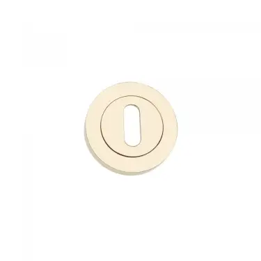 Click Here To Enlarge This Photo Of SB3105PVDB - Spira Brass Oval Standard Escutcheon - PVD Brass