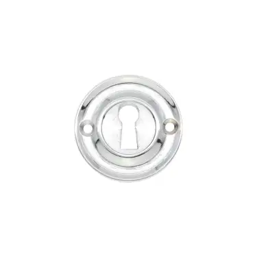 Click Here To Enlarge This Photo Of SB3118PC - Spira Brass Slimline Standard Escutcheon - Polished Chrome