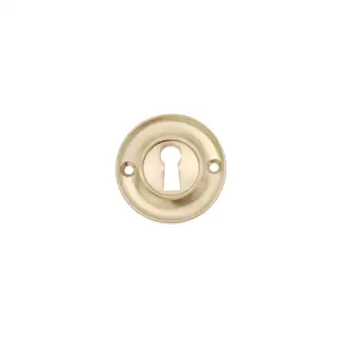 Click Here To Enlarge This Photo Of SB3118SB - Spira Brass Slimline Standard Escutcheon - Satin Brass