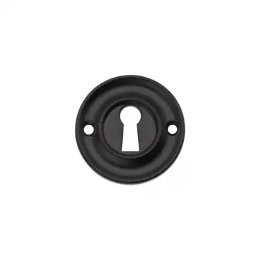 Click Here To Enlarge This Photo Of SB3118BLK - Spira Brass Slimline Standard Escutcheon - Matt Black