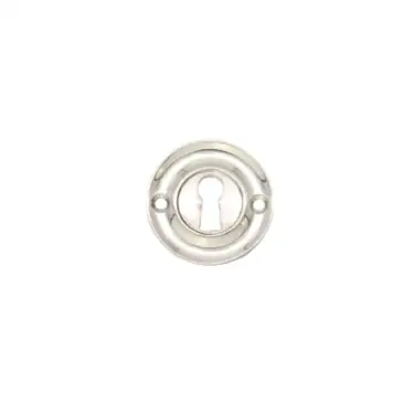 Click Here To Enlarge This Photo Of SB3118PN - Spira Brass Slimline Standard Escutcheon - Polished Nickel