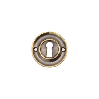 SB3118AB - Spira Brass Slimline Standard Escutcheon - Aged Brass