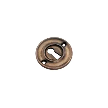Click Here To Enlarge This Photo Of SB3118AT - Spira Brass Slimline Standard Escutcheon - Antique