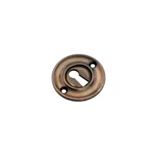 SB3118AT - Spira Brass Slimline Standard Escutcheon - Antique