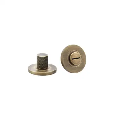Click Here To Enlarge This Photo Of SB3117MANT - Spira Brass Connaught Knurled Turn & Release - Matt Antique Brass