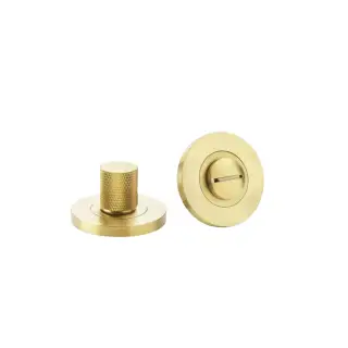 SB3117SB - Spira Brass Connaught Knurled Turn & Release - Satin Brass