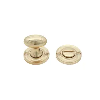 SB3119PB - Spira Brass Slimline Turn & Release - Polished Brass
