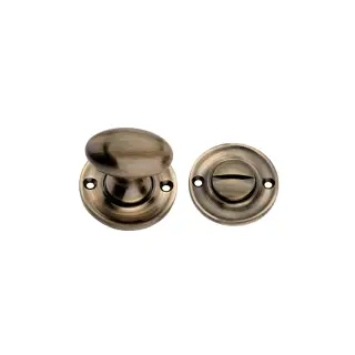 SB3119ANT - Spira Brass Slimline Turn & Release - Antique Brass