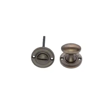 Click Here To Enlarge This Photo Of SB3119MANT - Spira Brass Slimline Turn & Release - Matt Antique Brass