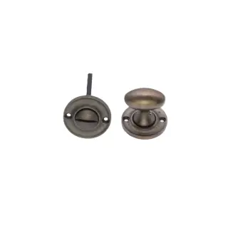 SB3119MANT - Spira Brass Slimline Turn & Release - Matt Antique Brass