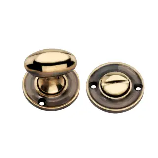 SB3119AB - Spira Brass Slimline Turn & Release - Aged Brass