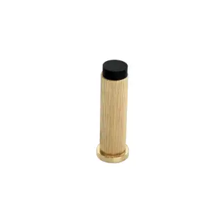 SB5113PB - Spira Brass Connaught Linear Wall Mounted Door Stop - Polished Brass