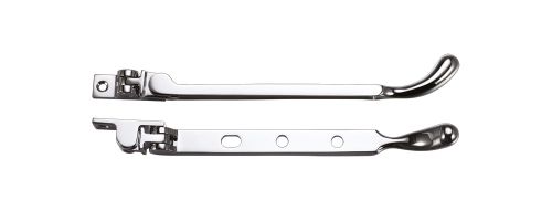 Click Here To Enlarge This Photo Of FB100CP - Zoo Hardware Fulton & Bray Bulb End Casement Stay 8" Polished Chrome