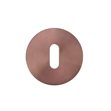 Click Here To Enlarge This Photo Of RT002-SLIM-PVDBZ - Zoo Hardware Rosso Tecnica Slim 4mm Standard Profile Escutcheons (Pair) - PVD Satin Bronze