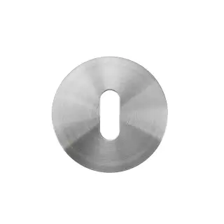 RT002-SLIM-SSS - Zoo Hardware Rosso Tecnica Slim 4mm Standard Profile Escutcheons (Pair) -Satin St. Steel