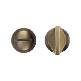 RT004-MINI-AB - Zoo Hardware Rosso Tecnica 'Mini' Turn and Release - Antique Brass