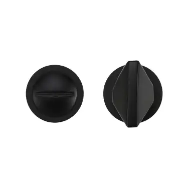 Click Here To Enlarge This Photo Of RT004-MINI-PCB - Zoo Hardware Rosso Tecnica 'Mini' Turn and Release - Powder Coat Black