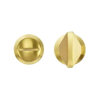 RT004-MINI-PVDSB - Zoo Hardware Rosso Tecnica 'Mini' Turn and Release - PVD Satin Brass