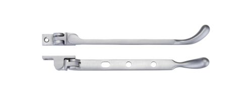 Click Here To Enlarge This Photo Of FB100SC - Zoo Hardware Fulton & Bray Bulb End Casement Stay 8" Satin Chrome
