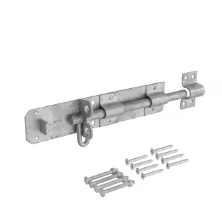 Eclipse J93151 Galvanised Brenton Padbolt (Heavy Duty) 250mm with Fixings