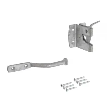 Click Here To Enlarge This Photo Of Eclipse J93222 Galvanised Auto Gate Latch Set 51mm with Fixings