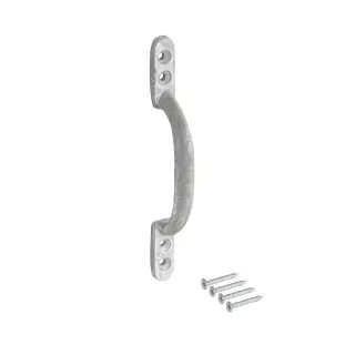 Eclipse J93242 Galvanised Hot Bed Sash Handle 152mm with Fixings