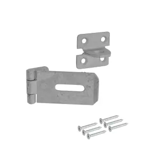 Eclipse J93322 Galvanised Hasp & Staple 76mm with Fixings