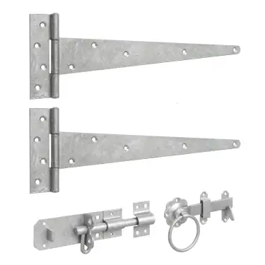 Click Here To Enlarge This Photo Of Eclipse 93753 Galvanised Heavy Duty Ring Gate Kit