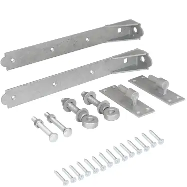 Click Here To Enlarge This Photo Of Eclipse 93940 Galvanised Heavy Duty Adjustable Hook & Band Set 450mm with Fixings