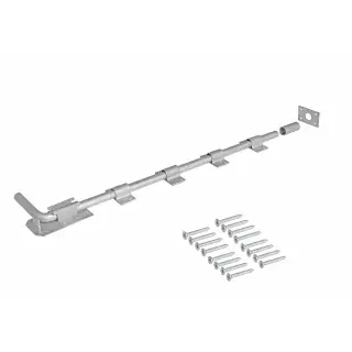 Eclipse 93485 Galvanised Drop Down Bolt 600mm with Fixings