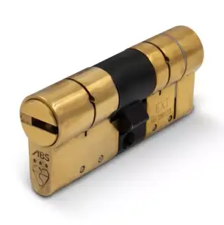 ABS Euro Profile Double Cylinder 80mm (40/40) British Standard Kitemarked TS007 3* - Brass (ABSED4040B)