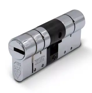 ABS Euro Profile Double Cylinder 100mm (50/50) British Standard Kitemarked TS007 3* - Chrome (ABSED5050C)