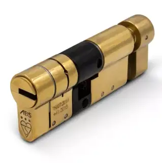 ABS Euro Profile Cylinder & Turn 100mm (50/50) British Standard Kitemarked TS007 3* - Brass (ABSEKT5050B)