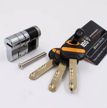 Click Here To Enlarge This Photo Of ABS Euro Profile Single Cylinder 45mm (35/10) British Standard Kitemarked TS007 3* - Chrome (ABSES3510C)