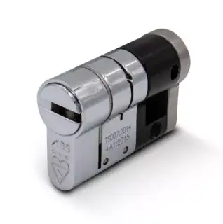 ABS Euro Profile Single Cylinder 45mm (35/10) British Standard Kitemarked TS007 3* - Chrome (ABSES3510C)