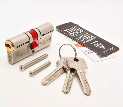 Click Here To Enlarge This Photo Of Ultion Plus with ALPS Technology Euro Profile Double Cylinder 80mm (40/40) British Standard Kitemarked TS007 3* (ULT3ED4040)