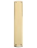 Zoo Hardware - FB107 Finger Plate 64 x 382mm Polished Brass