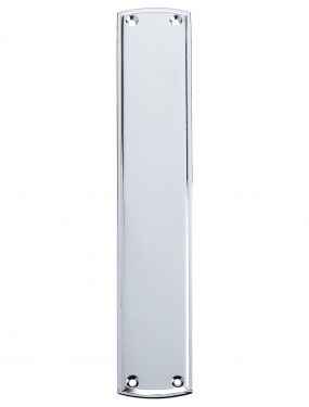 Click Here To Enlarge This Photo Of FB107CP - Zoo Hardware Fulton & Bray Finger Plate 64 x 382mm Polished Chrome