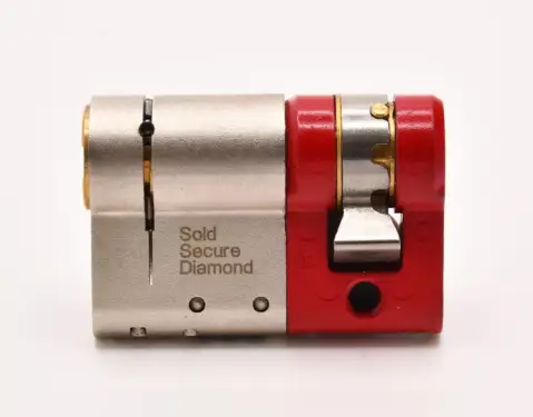 Click Here To Enlarge This Photo Of Ultion Plus with ALPS Technology Euro Profile Single Cylinder 50mm (40/10) British Standard Kitemarked TS007 3* (ULT3ES4010)