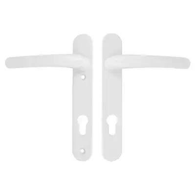 Click Here To Enlarge This Photo Of TSSHAN122LLW - TSS Lever/Lever UPVC Multipoint Door Handles - 92mm PZ (Sprung) 122mm Screw Centres - White