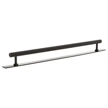 Click Here To Enlarge This Photo Of MHCSB17320UDB - Millhouse Brass Paddington Spiral T-Bar Cabinet Pull Handle on Backplate 320mm - Urban Dark Bronze