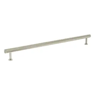 MHCS17320SN - Millhouse Brass Paddington Spiral T-Bar Cabinet Pull Handle 320mm - Satin Nickel