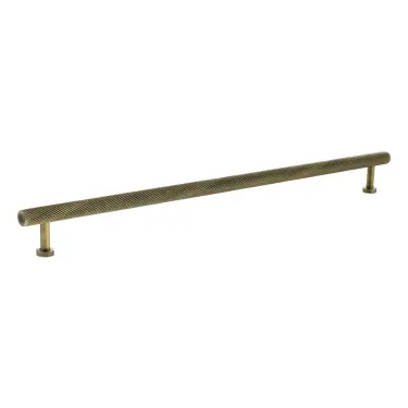Click Here To Enlarge This Photo Of MHCS17320AB - Millhouse Brass Paddington Spiral T-Bar Cabinet Pull Handle 320mm - Antique Brass