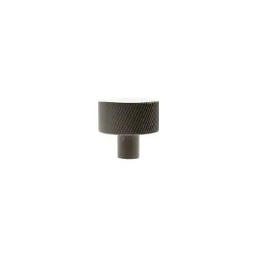 Click Here To Enlarge This Photo Of MHCS1532UDB - Millhouse Brass Paddington Spiral Round Cabinet Knob Handle - Urban Dark Bronze